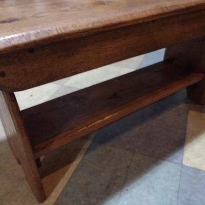Vintage Solid Wood Handcrafted Boot Bench Choice A