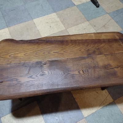 Vintage Solid Wood Handcrafted Boot Bench Choice B