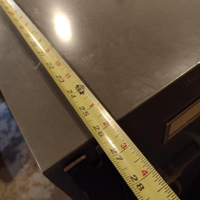 Statesman Metal Filing Cabinet Tower with Security Bar