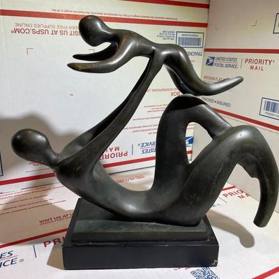 Vintage Mid-Century Modern Bronze Sculpture, 