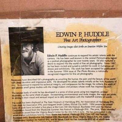 Vintage Edward Huddle Signed & Numbered 27/50 Limited Edition Washing Up Large Photograph Artwork (Frame Size 16” x 20”).