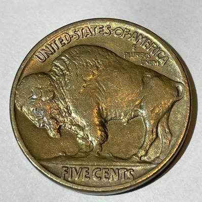 1923-P Choice AU/UNC Condition Buffalo Nickel with Nice Color as Pictured.