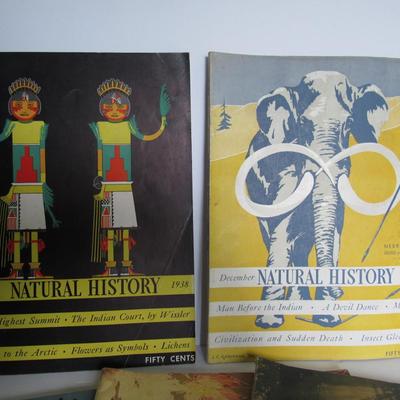 Six 1938-39 Natural History Magazines