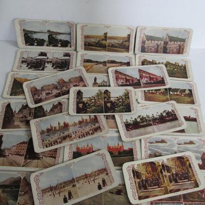 25 Antique StereoViewer Cards