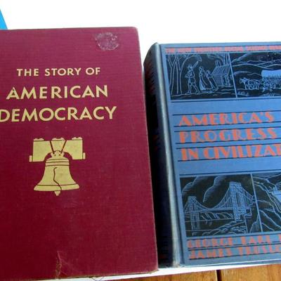 Vintage Book Lot #1, American Democracy, More