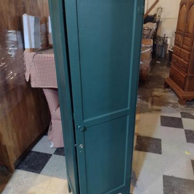 Vintage Painted Solid Wood Jelly Cabinet