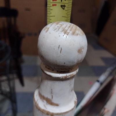 Vintage Rush Seat Ladder Back Chair with Metal Watermelon Art