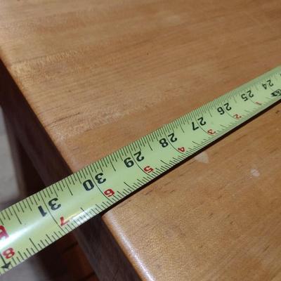 Solid Wood Butcher Block Table Kitchen Island on Castors