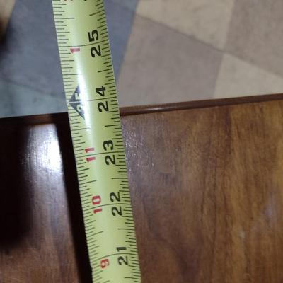 Vintage Wood Finish Console Side Table