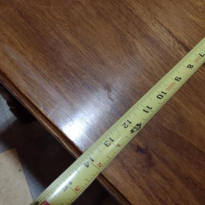 Vintage Wood Finish Console Side Table