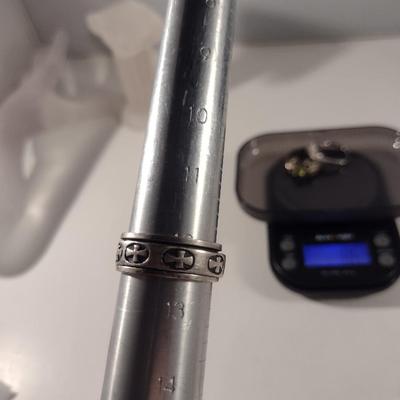 Collection of Sterling Silver Rings- Approx 21.2 Grams Total Weight (T20)