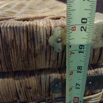 Wicker Blanket or Storage Chest (No Contents)