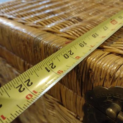 Wicker Blanket or Storage Chest (No Contents)