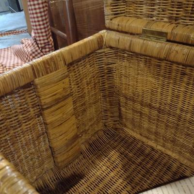 Wicker Blanket or Storage Chest (No Contents)
