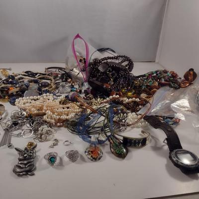 Assorted Fashion Jewelry- Necklaces, Rings, Bracelets, etc. (D1)