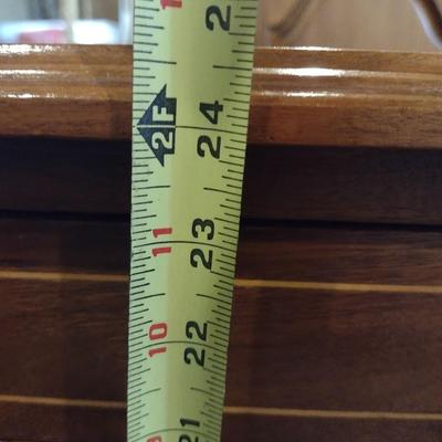 Mahogany Four Drawer Bedside Dresser