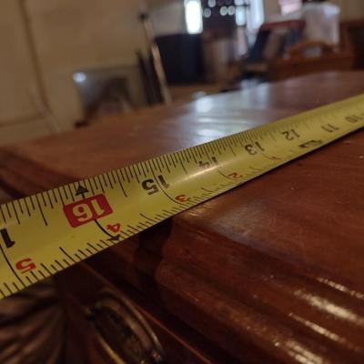 Mahogany Four Drawer Bedside Dresser