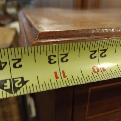 Mahogany Four Drawer Bedside Dresser
