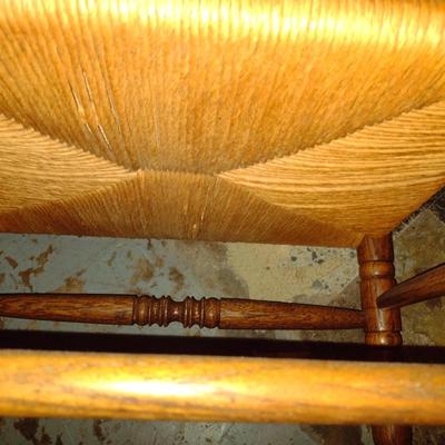 Rush Seat Ladder Back Rocking Chair