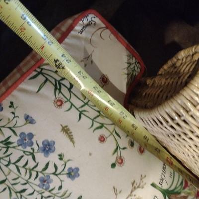 Rattan Patio Chair with Cushion Set