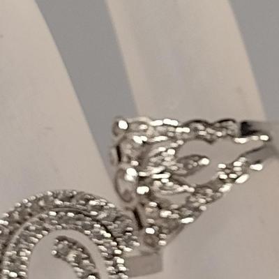 Collection of Sterling Silver Rings- Approx 14.8 Grams Total Weight (D6)