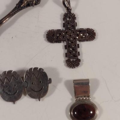 Collection of Sterling Silver Jewelry- Approx 30.8 Grams Total Weight (D7)