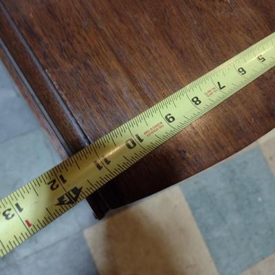 Solid Wood Drop Leaf Side Table