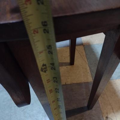 Solid Wood Drop Leaf Side Table