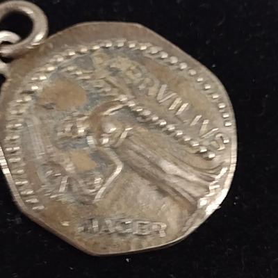 Sterling Silver Mason's Medal- Approx 7.5 Grams Total Weight (D8)