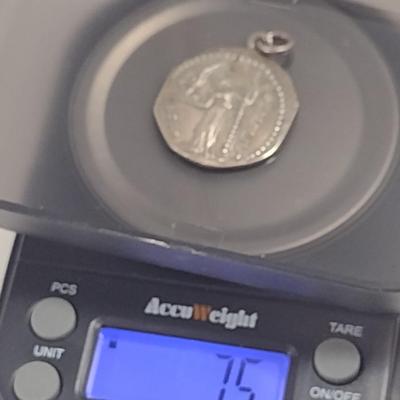 Sterling Silver Mason's Medal- Approx 7.5 Grams Total Weight (D8)
