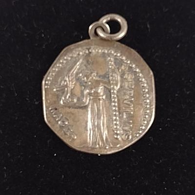 Sterling Silver Mason's Medal- Approx 7.5 Grams Total Weight (D8)