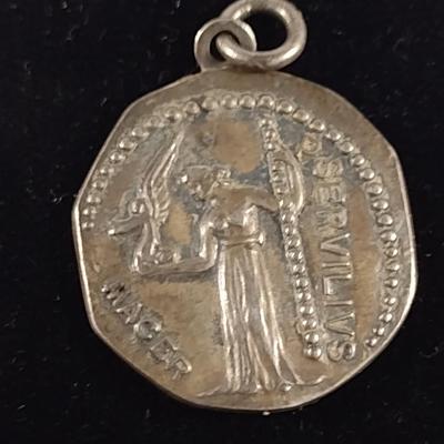 Sterling Silver Mason's Medal- Approx 7.5 Grams Total Weight (D8)