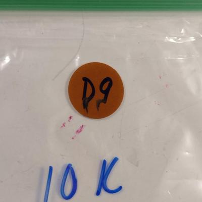 10K Gold and Diamond Ring- Approx 1.4 Grams Total Weight (D9)