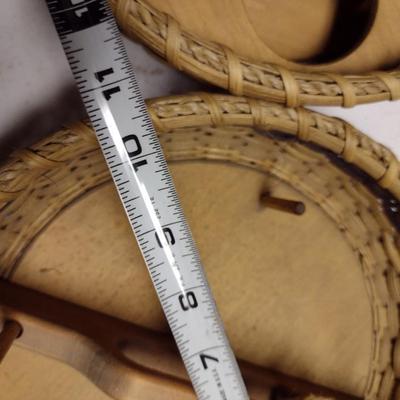 Three Hand Woven Knitting/Household Baskets