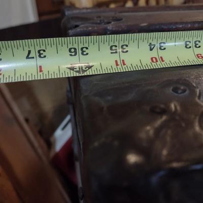 Vintage Wood Steamer Chest (No Tray)