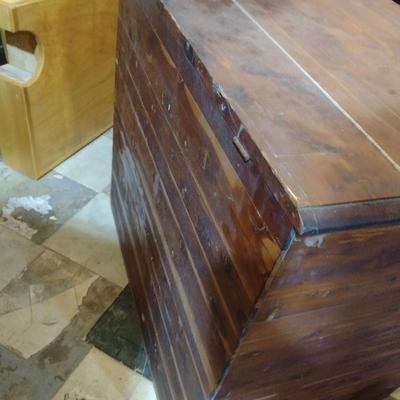 Hand Crafted Solid Wood Cedar Blanket Chest