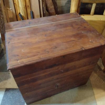 Hand Crafted Solid Wood Cedar Blanket Chest