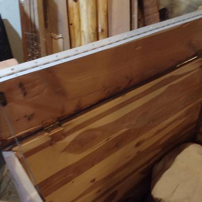 Hand Crafted Solid Wood Cedar Blanket Chest