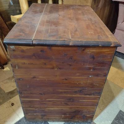Hand Crafted Solid Wood Cedar Blanket Chest