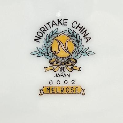 NORITAKE ~ Melrose (Platinum Coupe) ~ 4 Piece Service For 8