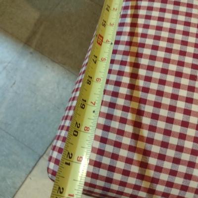 Set of Four Contemporary Upholstered Straight Back Chairs