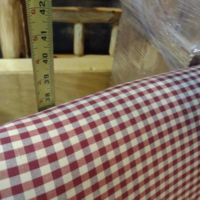 Set of Four Contemporary Upholstered Straight Back Chairs