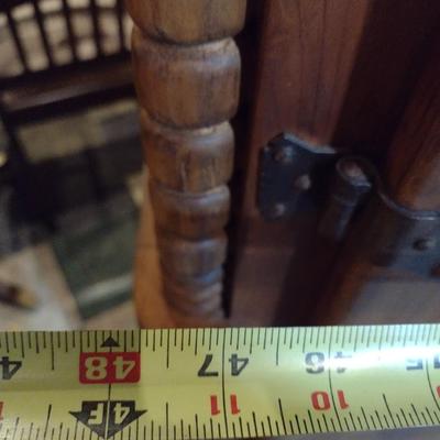 Solid Wood Double Door Armoire Arch Top