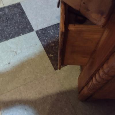 Solid Wood Double Door Armoire Arch Top