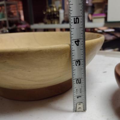 Pair of Turned Wood Bowls by Dana Strickler (Clyde, NC)
