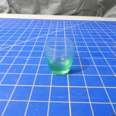 Small Uranium/Depression Glass Shot Glass