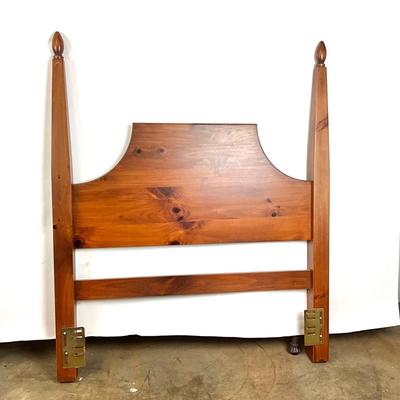 Lot 1037 Pair Pine Twin Beds - Headboards & Frames