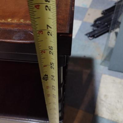 Baker Furniture Side Table with Double Drawer Storage Choice A