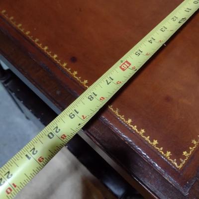 Baker Furniture Side Table with Double Drawer Storage Choice A