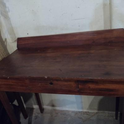 Antique Solid Wood Plantation Table